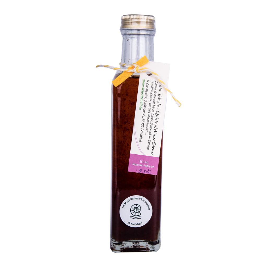 Quitten-Minze Sirup