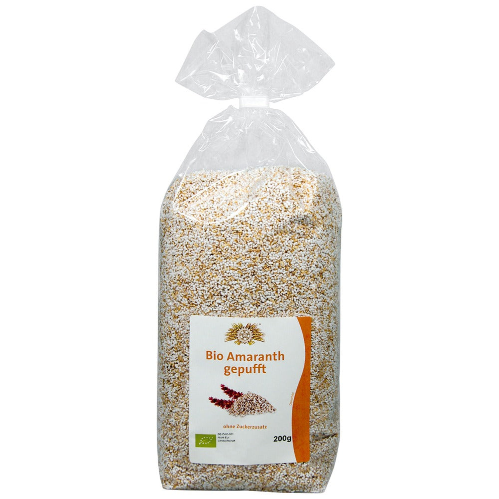 Bio Amaranth gepufft