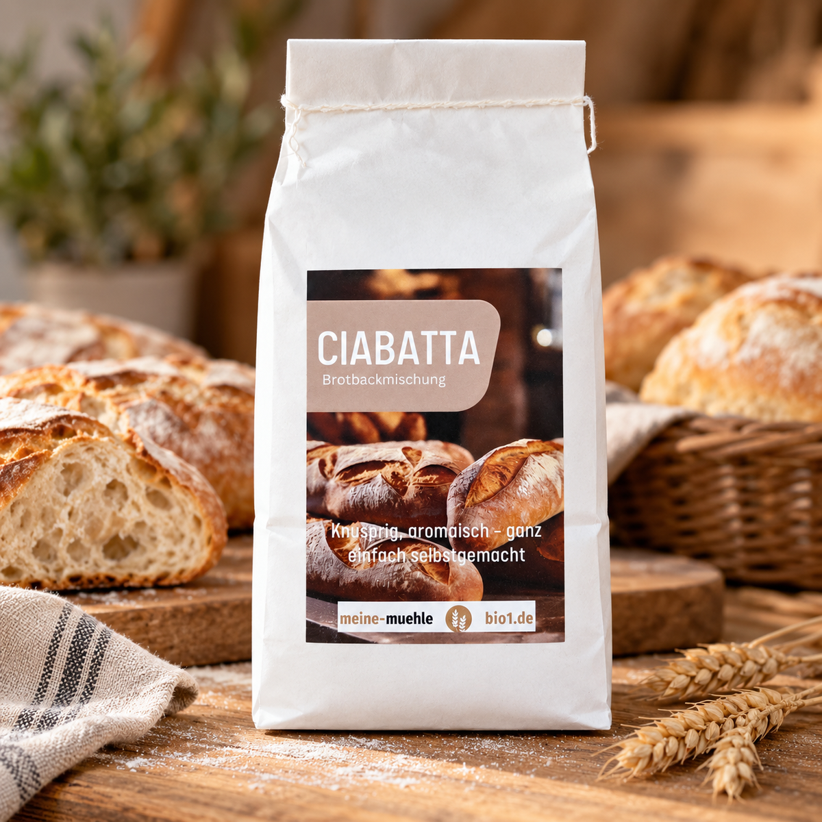 Ciabatta Brotbackmischung