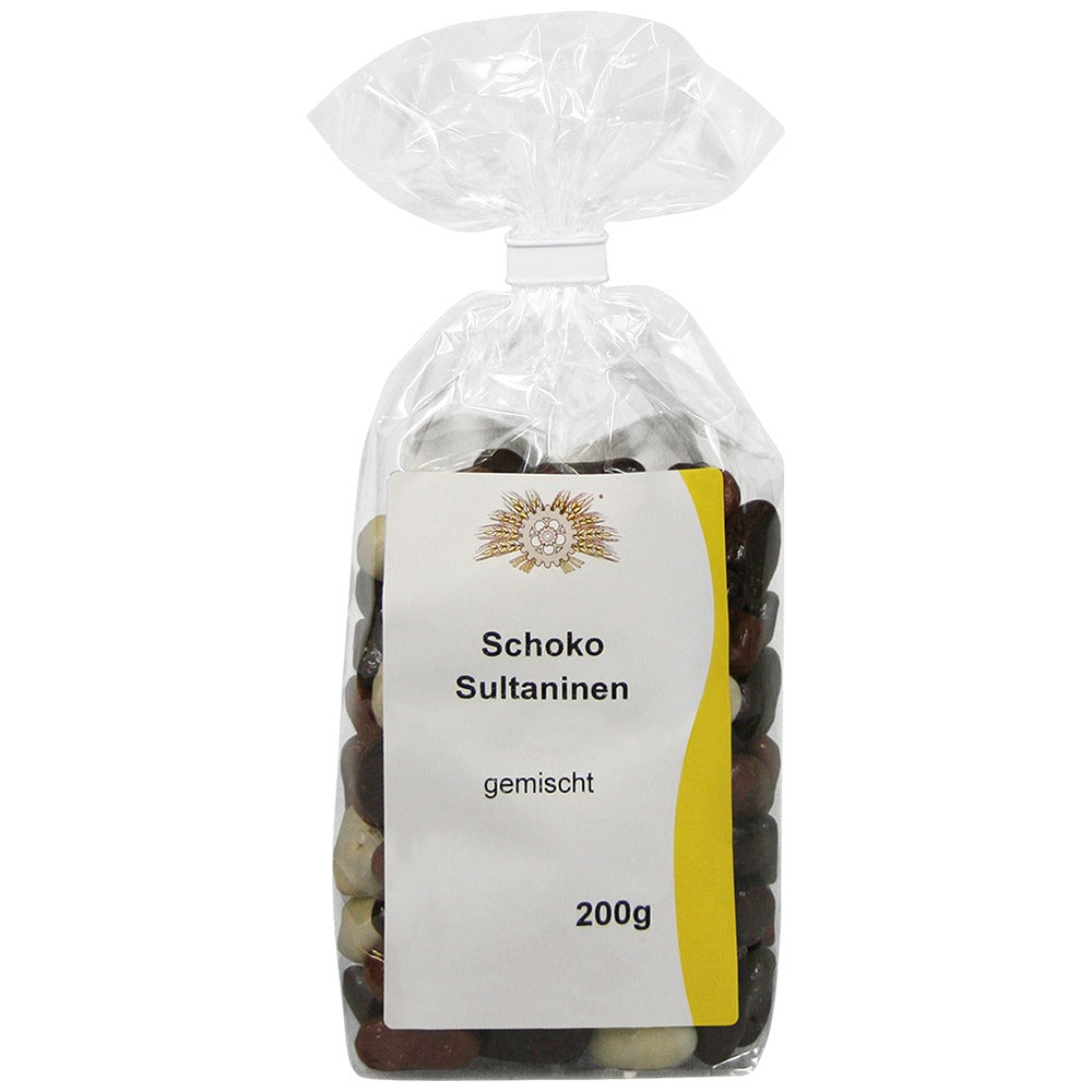 Schoko-Sultaninen gemischt