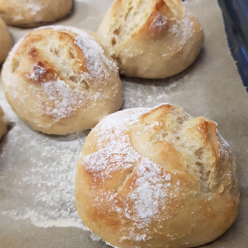 Brötchen ohne Kneten|Brötchen über Nacht