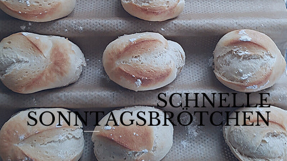 Schnelle Sonntagsbrötchen