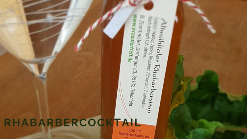 Rhabarbercocktail