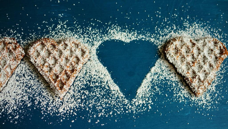 Waffeln mit Amaranth-Müsli