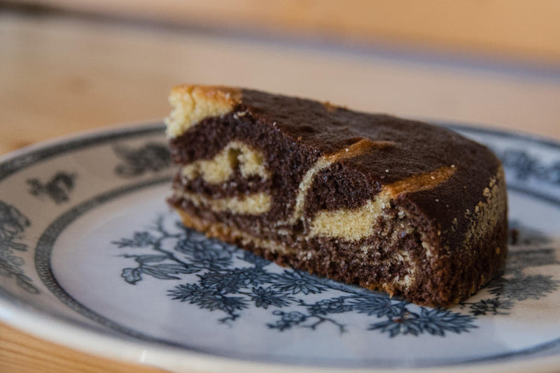 Zebrakuchen mit Dinkelmehl