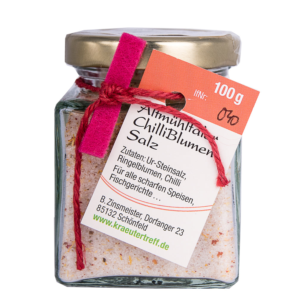 Chilli Blumen Salz