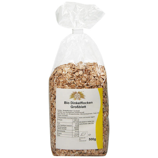 Bio Dinkel-Großblattflocken