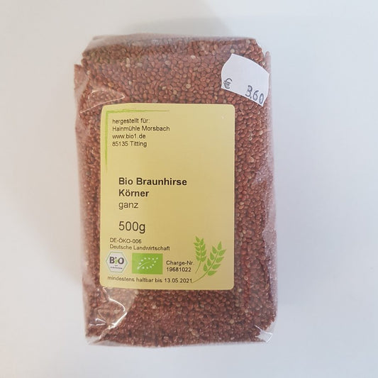 Braunhirse Körner