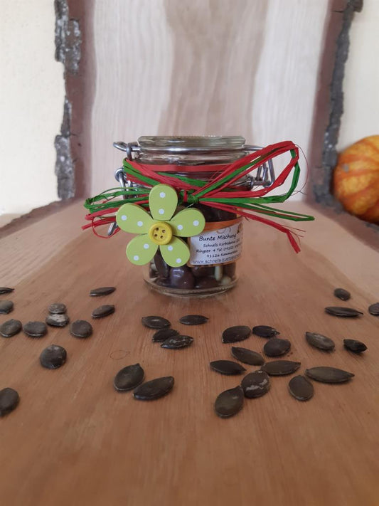 Kürbiskerne Schoko im Glas