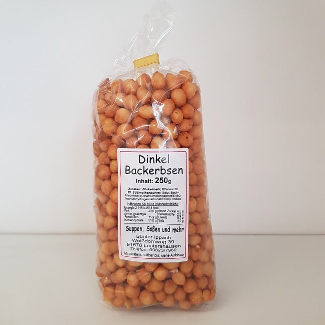Dinkel Backerbsen