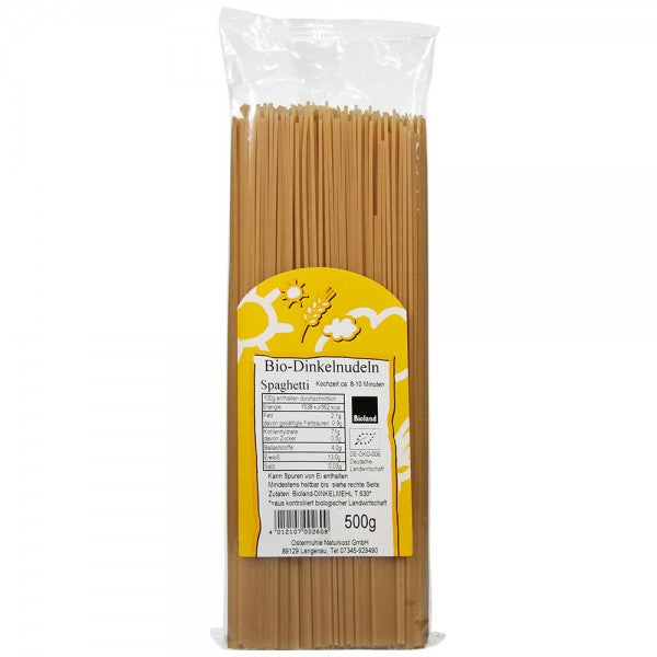 Bio Dinkel Spaghetti -ohne Ei-