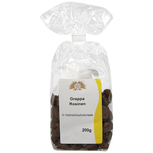 Vollmilch-Grappa-Rosinen