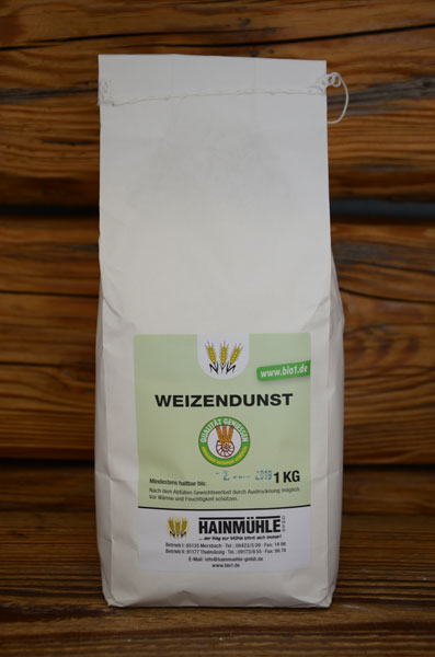 Weizendunst aus der Mühle