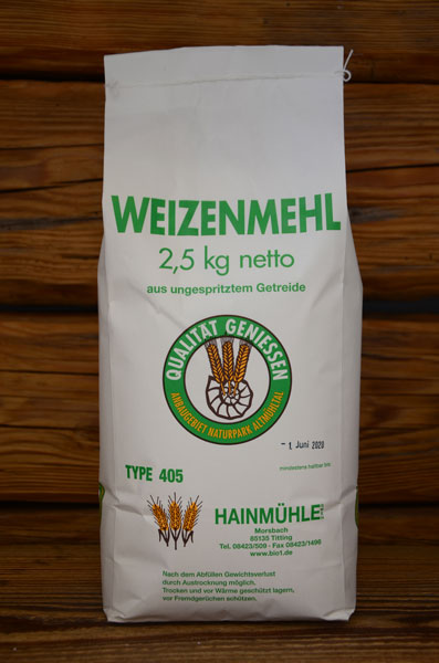 Weizenmehl ungespritzt