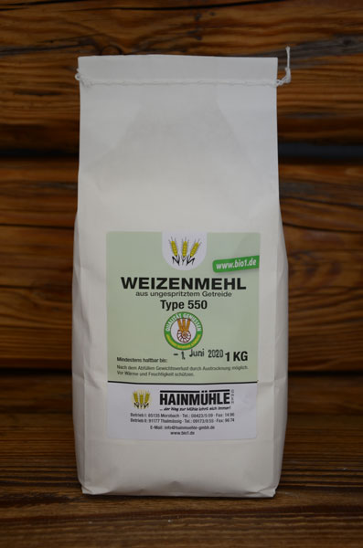 Weizenmehl ungespritzt