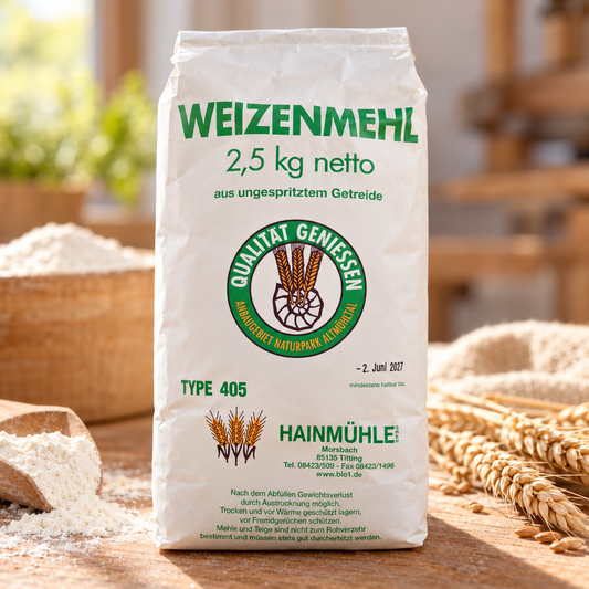 Weizenmehl ungespritzt Type 405-550-1050